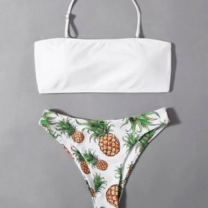 Pineapple Print Bikini